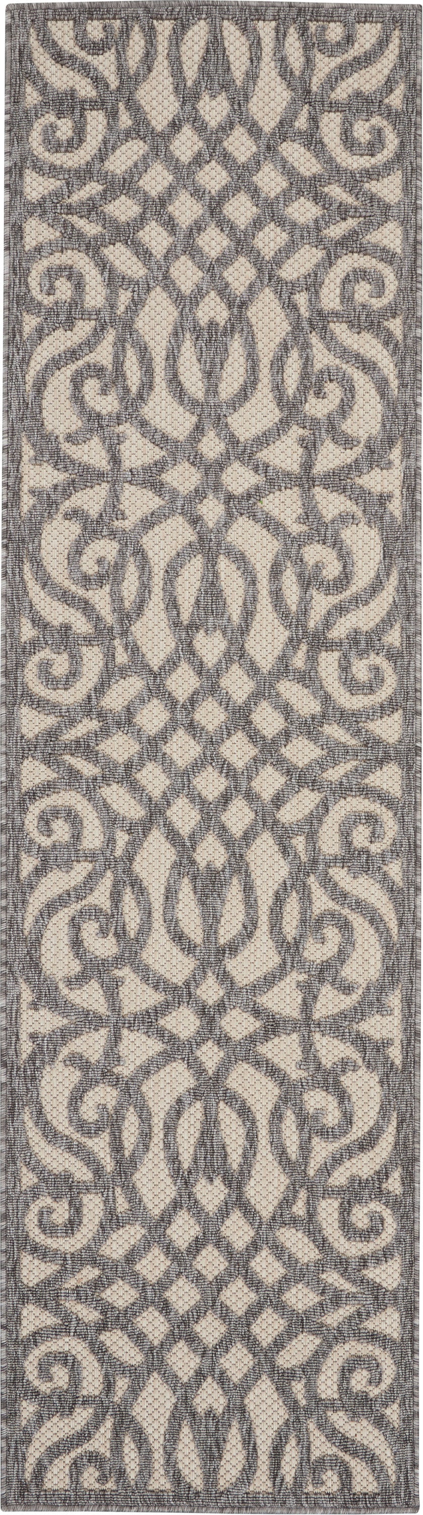 Cozumel CZM04 Cream Grey Rug - Runner