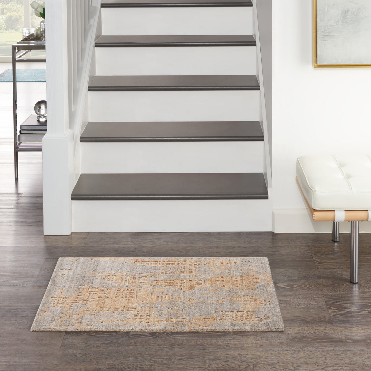 Harmony HAY05 Grey Gold Rug - room scene