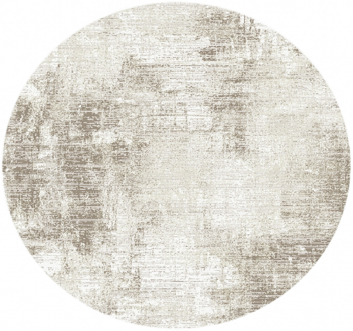 Dekor DEK07 Ivory Taupe Rug - Round