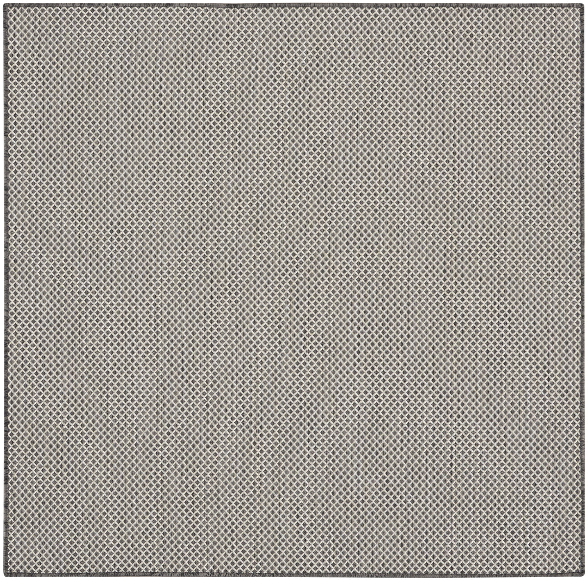 Courtyard COU01 Ivory Charcoal Rug - Square