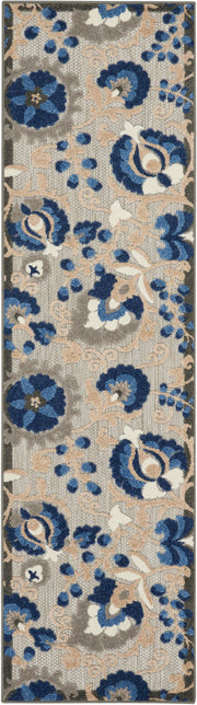 Aloha ALH17 Natural Blue Rug - Runner