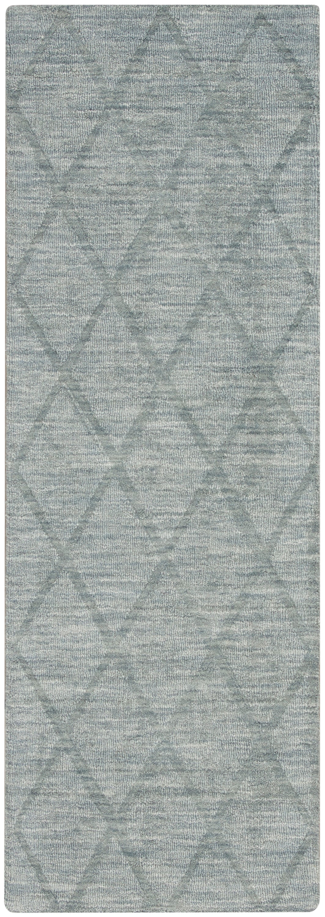 Wool Haven WOH01 Blue Rug - Runner
