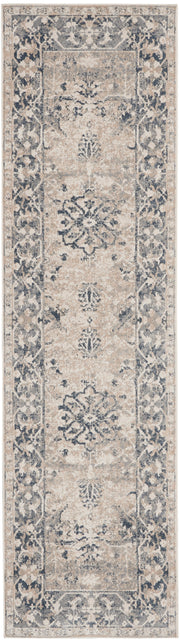 Malta MAI05 Ivory Blue Rug - Runner