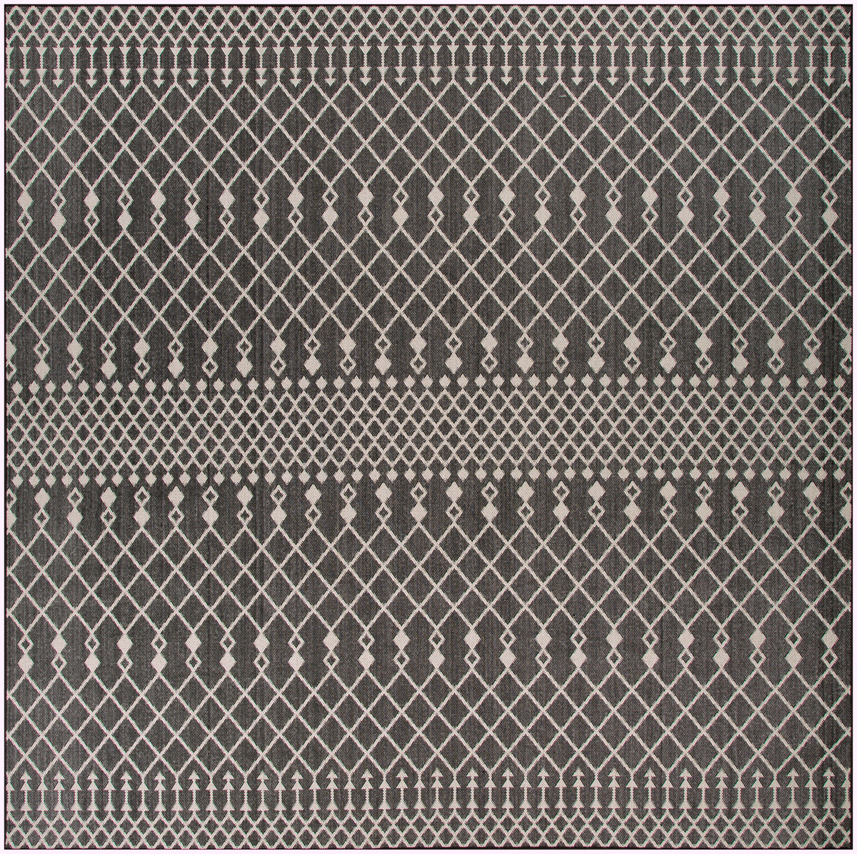 Positano POS02 Black Rug - Square