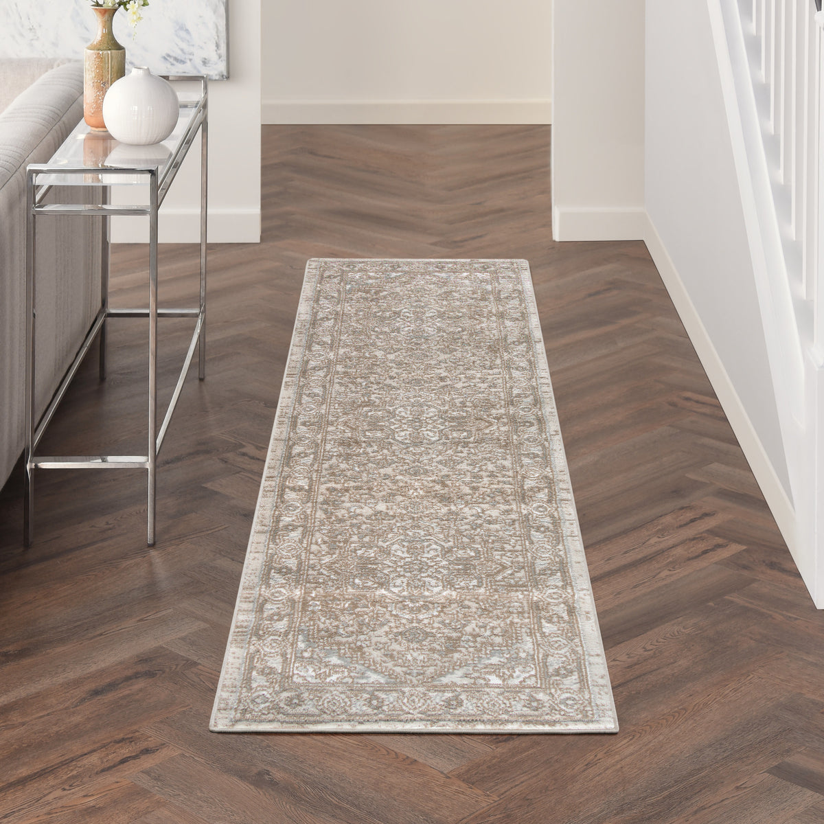Quarry QUA05 Beige Rug - room scene