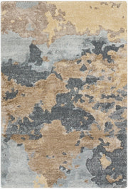 Silk Shadows SHA23 Beige Blue Rug - Rectangle