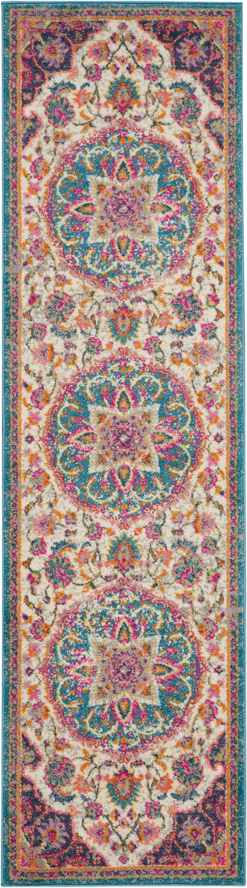 Passion PSN22 Ivory Multicolor Rug - Runner