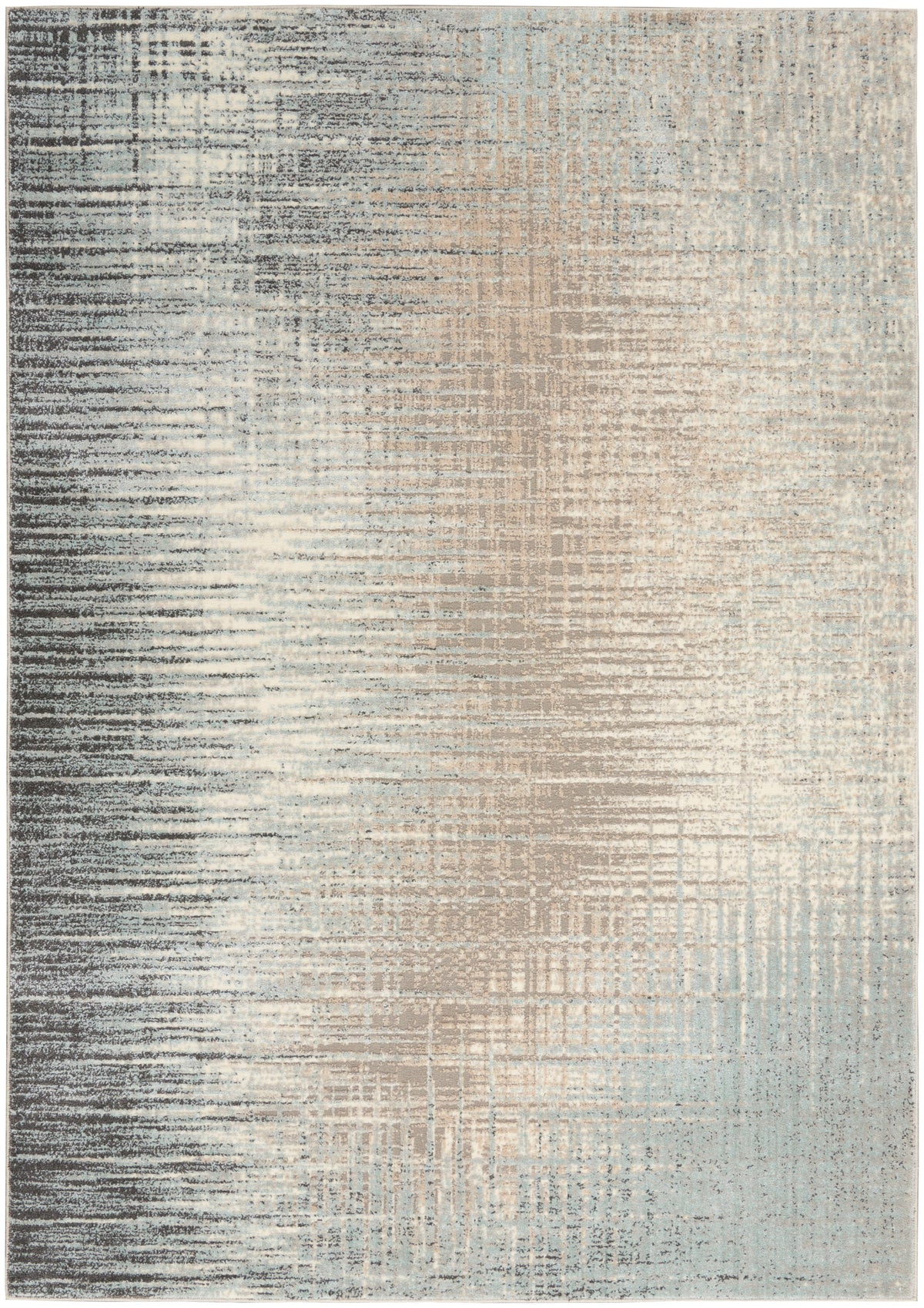 Marmara MRA01 Teal Grey Rug - Rectangle