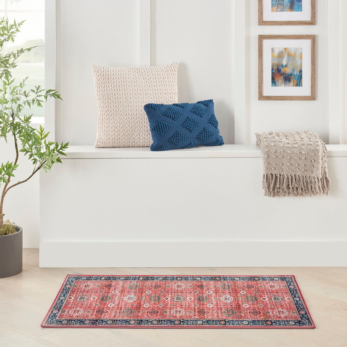 Fulton FUL12 Brick Rug - room scene