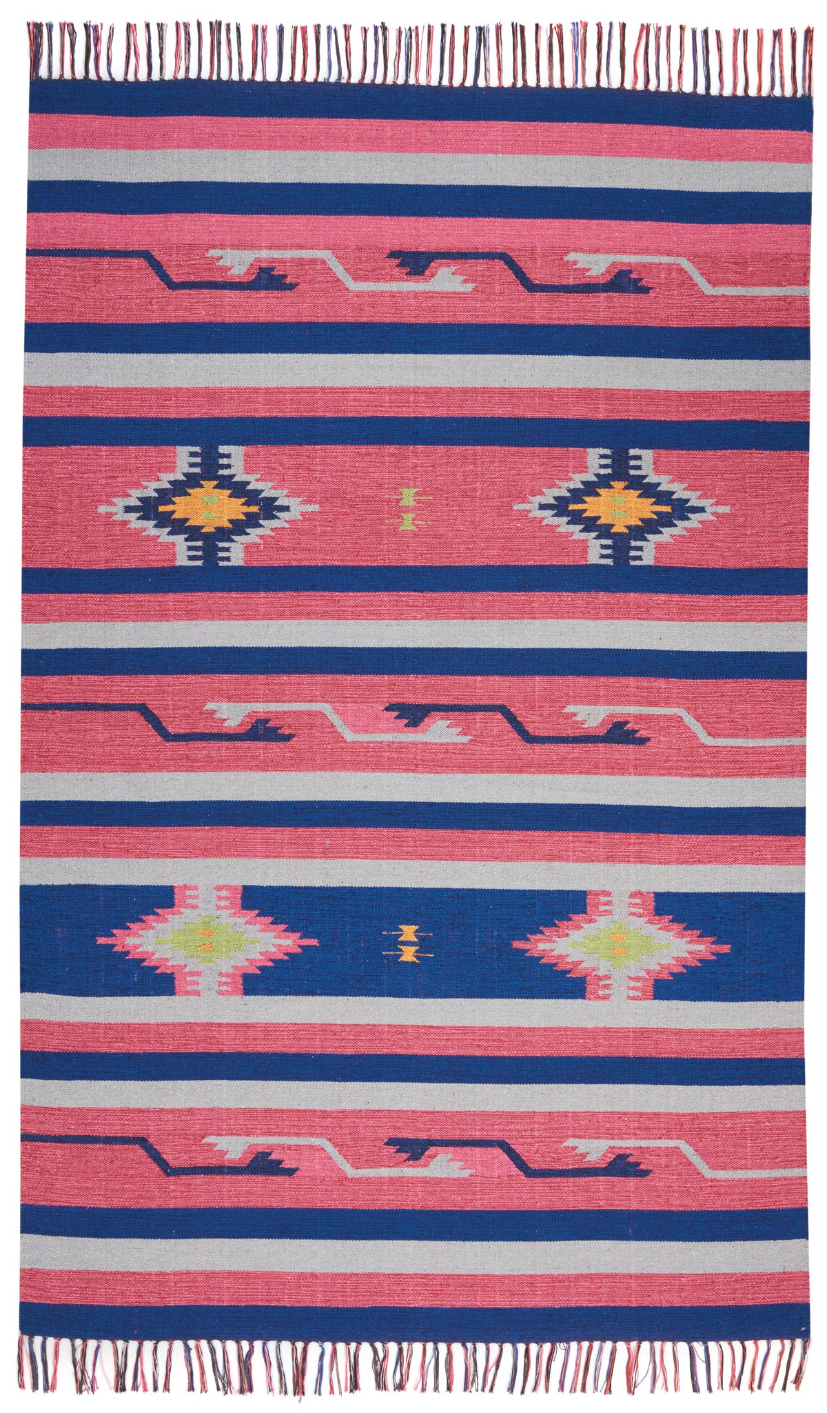 Baja BAJ01 Pink Blue Rug - Rectangle