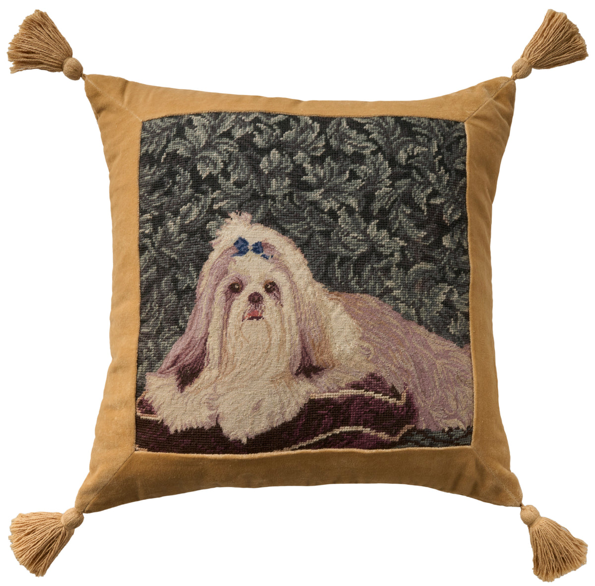 Vintage Pillow V6047 Multicolor 20" x 20" Throw Pillows