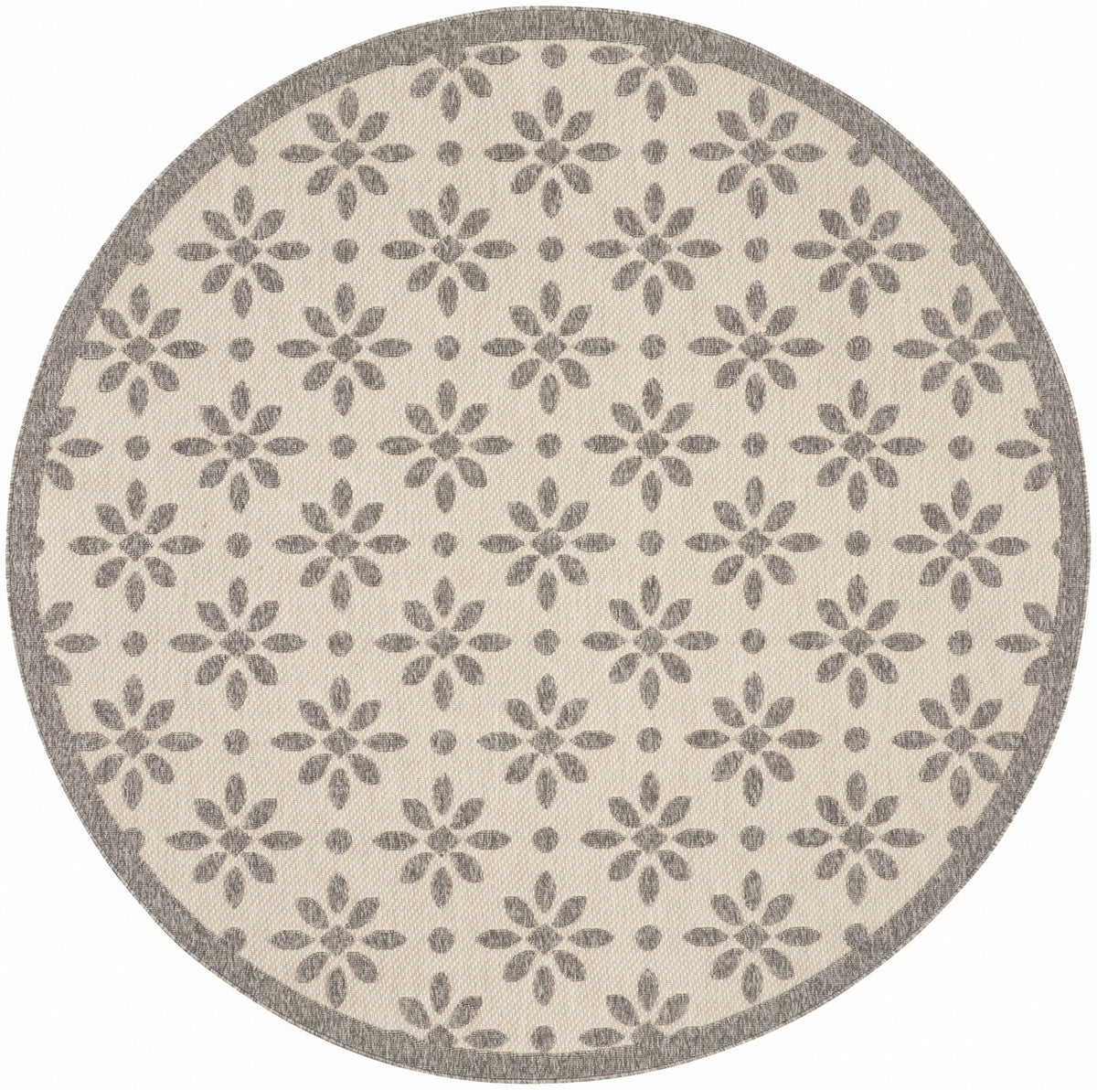 Cozumel CZM03 Cream Rug - Round