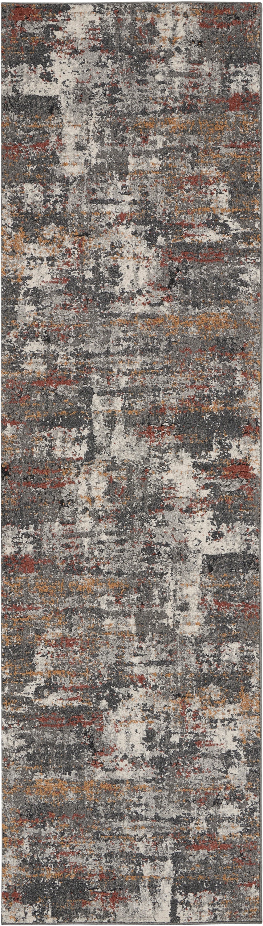 Tangra TNR02 Grey Multicolor Rug - Runner