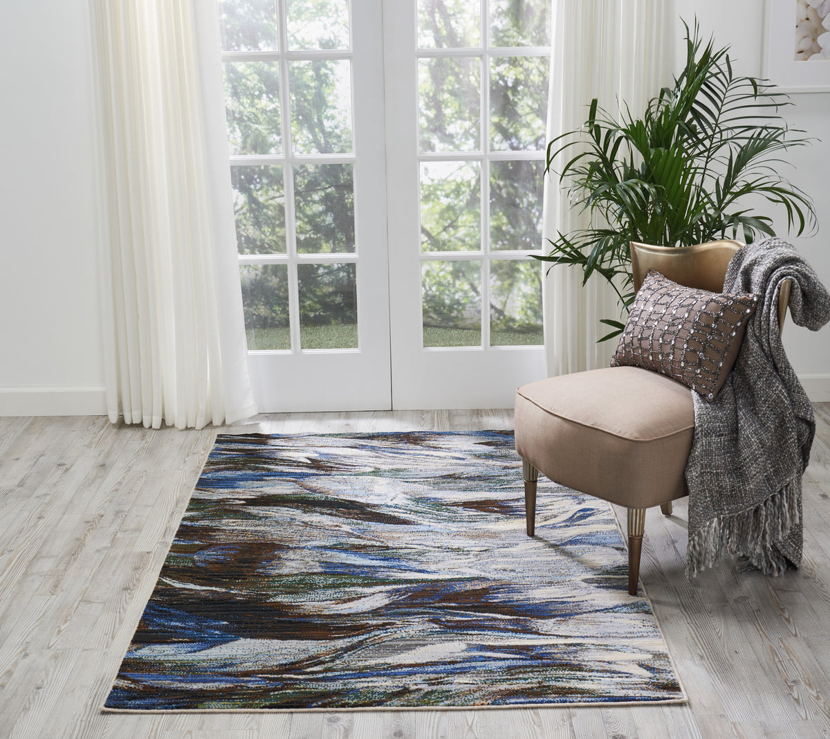 Chroma CRM01 Aegean Rug - room scene