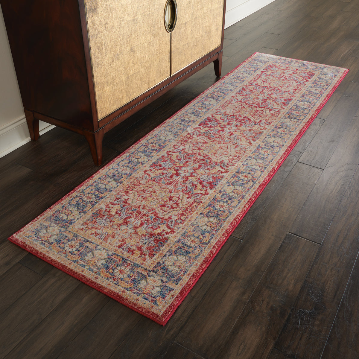 Ankara Global ANR02 Red Rug - room scene