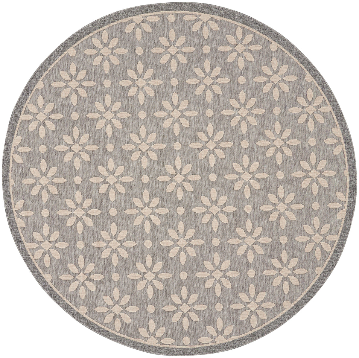 Cozumel CZM03 Grey Rug - Round