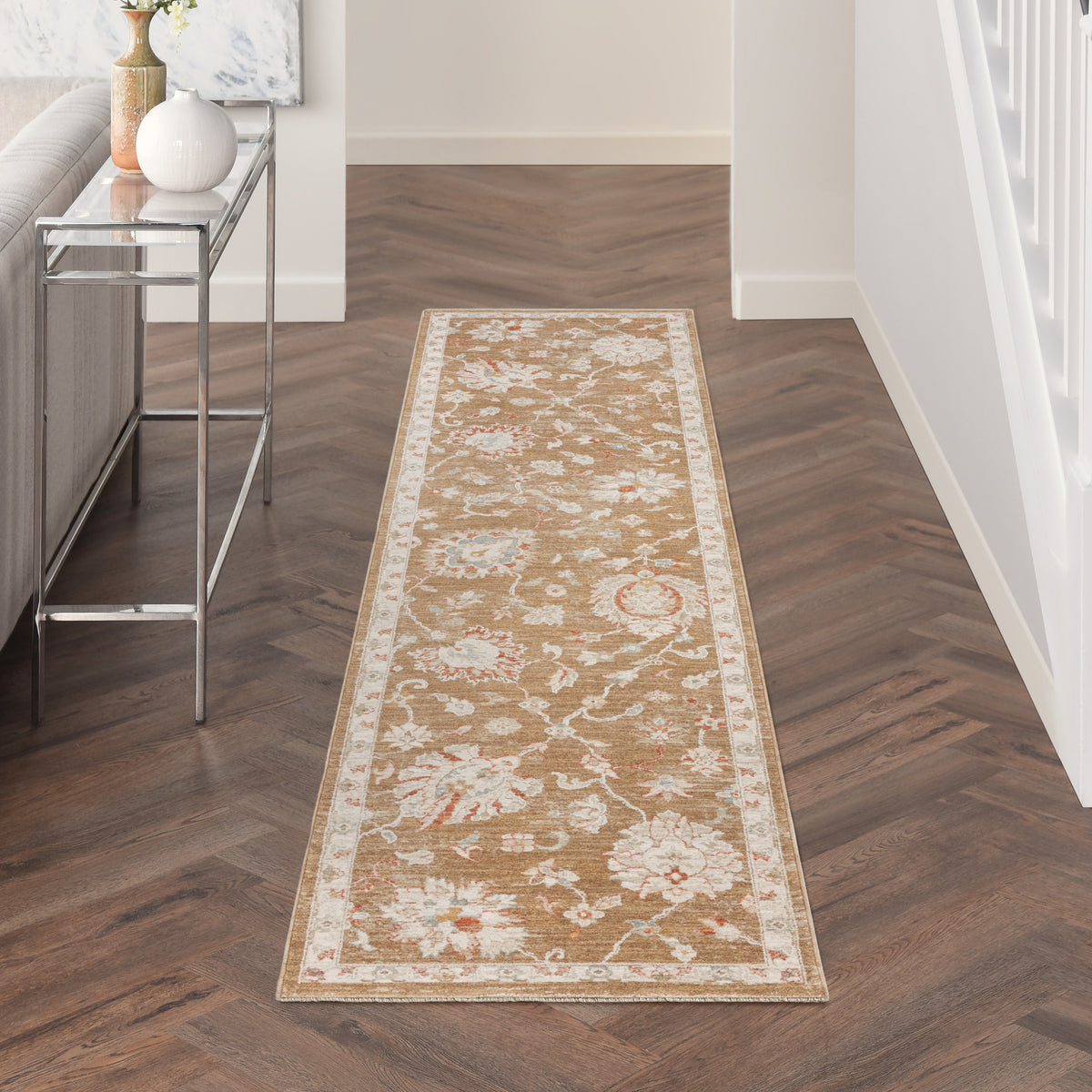 Infinite IFT04 Mocha Rug - room scene