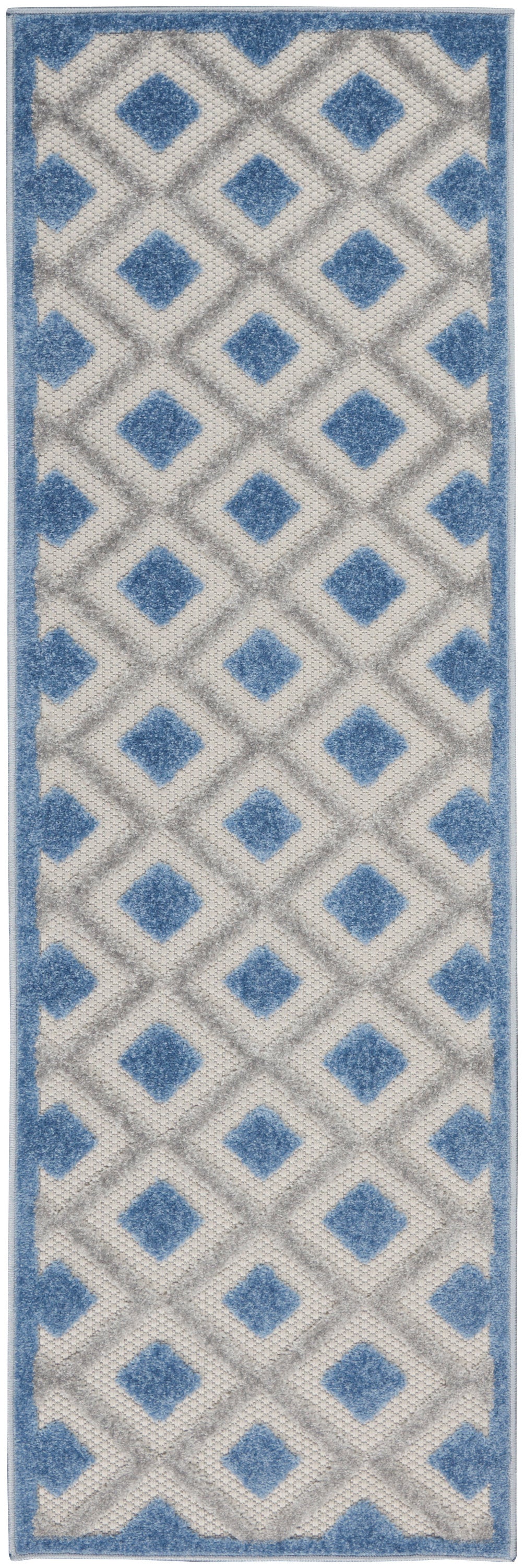 Aloha ALH26 Blue Grey Rug - Runner