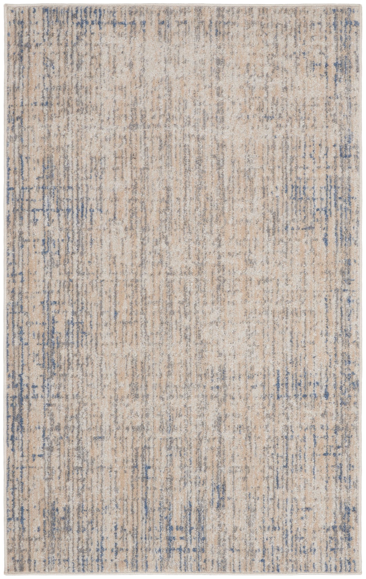 River Flow RFV04 Beige Grey Rug - Rectangle