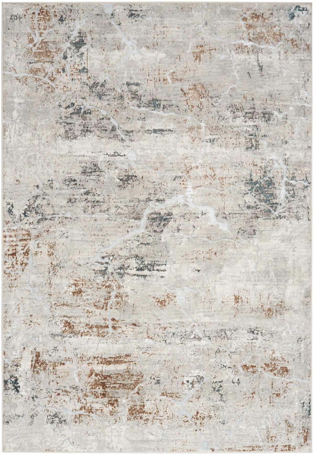 Glitz GLZ23 Grey Multicolor Rug - Rectangle