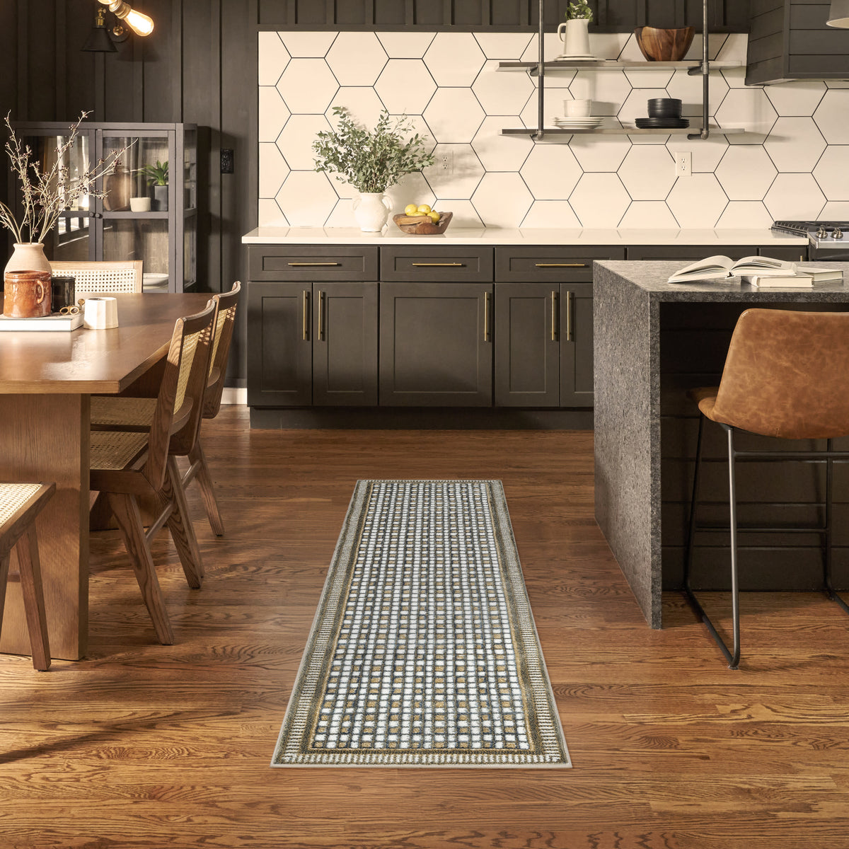 Nordic NRC03 Multicolor Rug - room scene