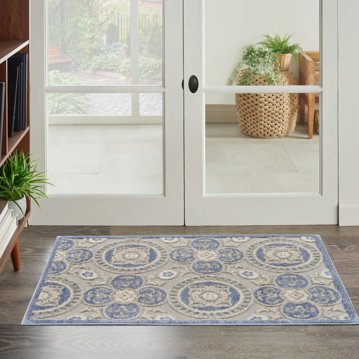 Aloha ALH30 Blue Grey Rug - room scene