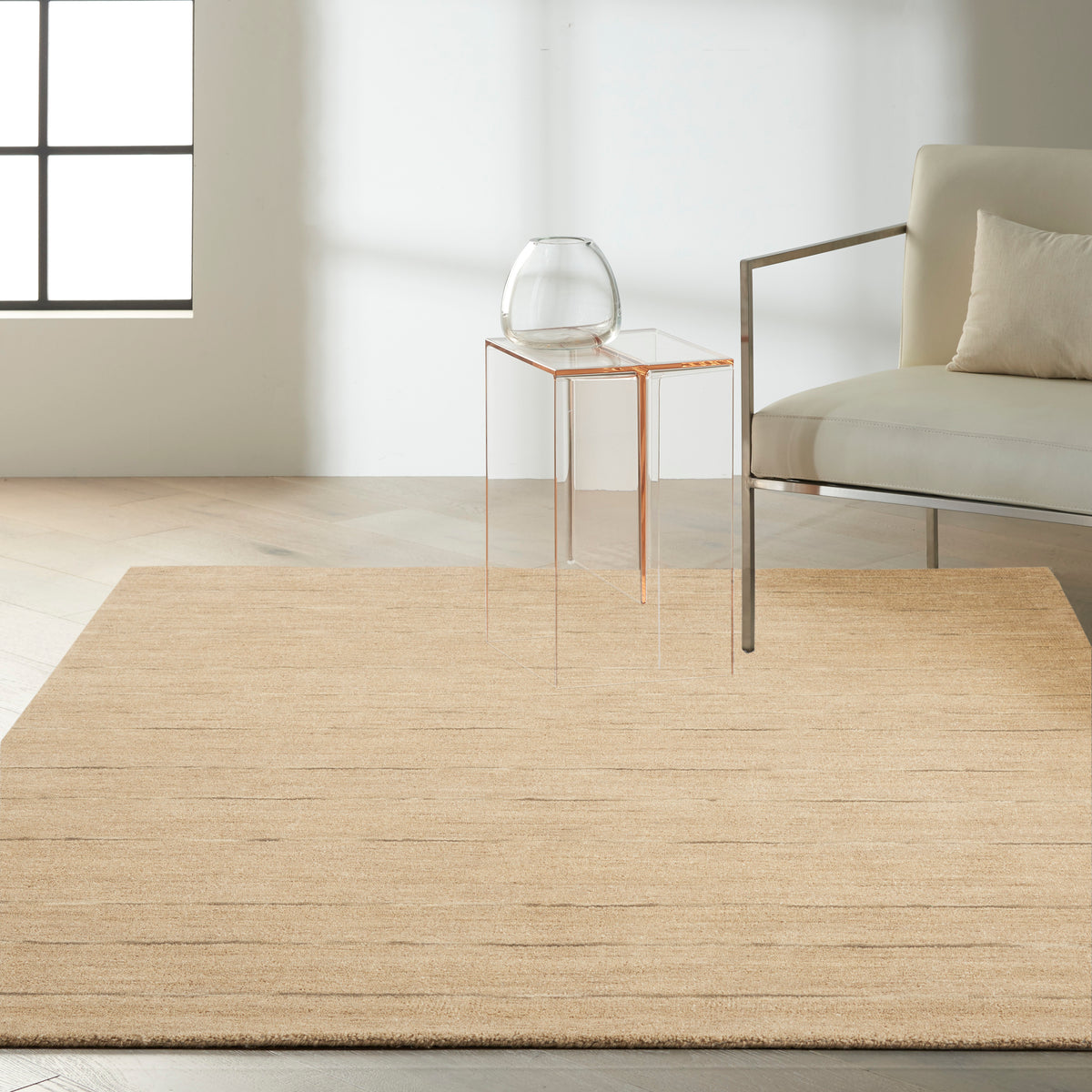 Halo HAL01 Beige Rug - room scene