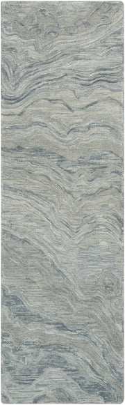 Graceful GRU01 Blue Rug - Runner