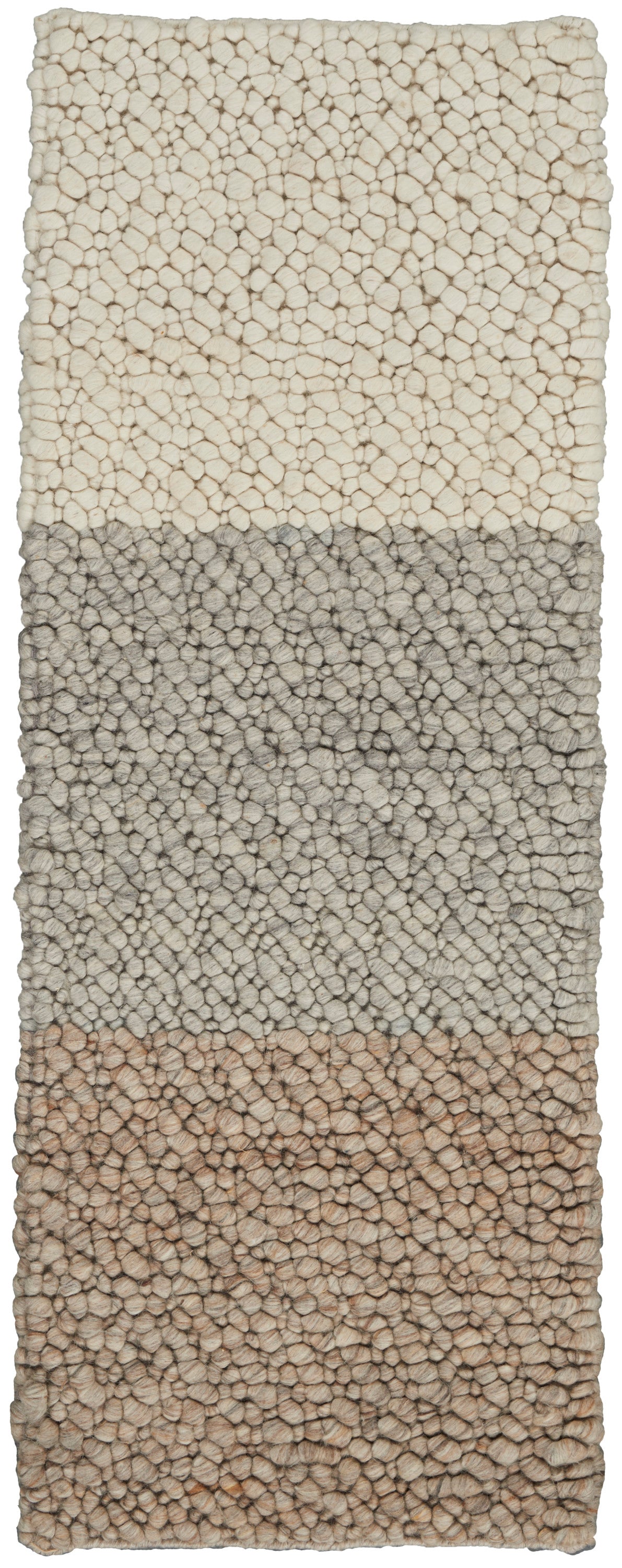 Riverstone CK940 Ivory, Grey Ivory, Mocha Rug - Blanket
