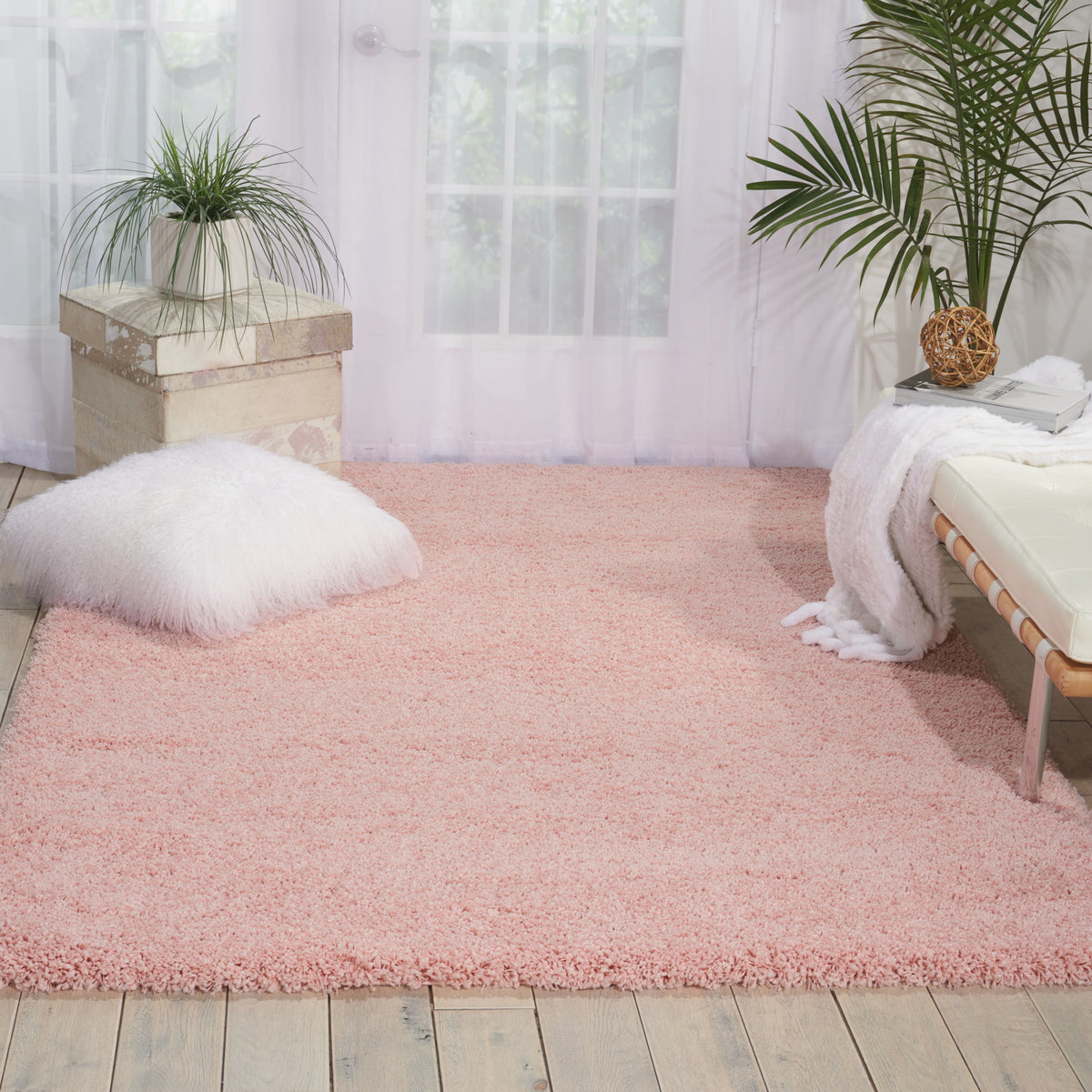 Amore AMOR1 Blush Rug - room scene