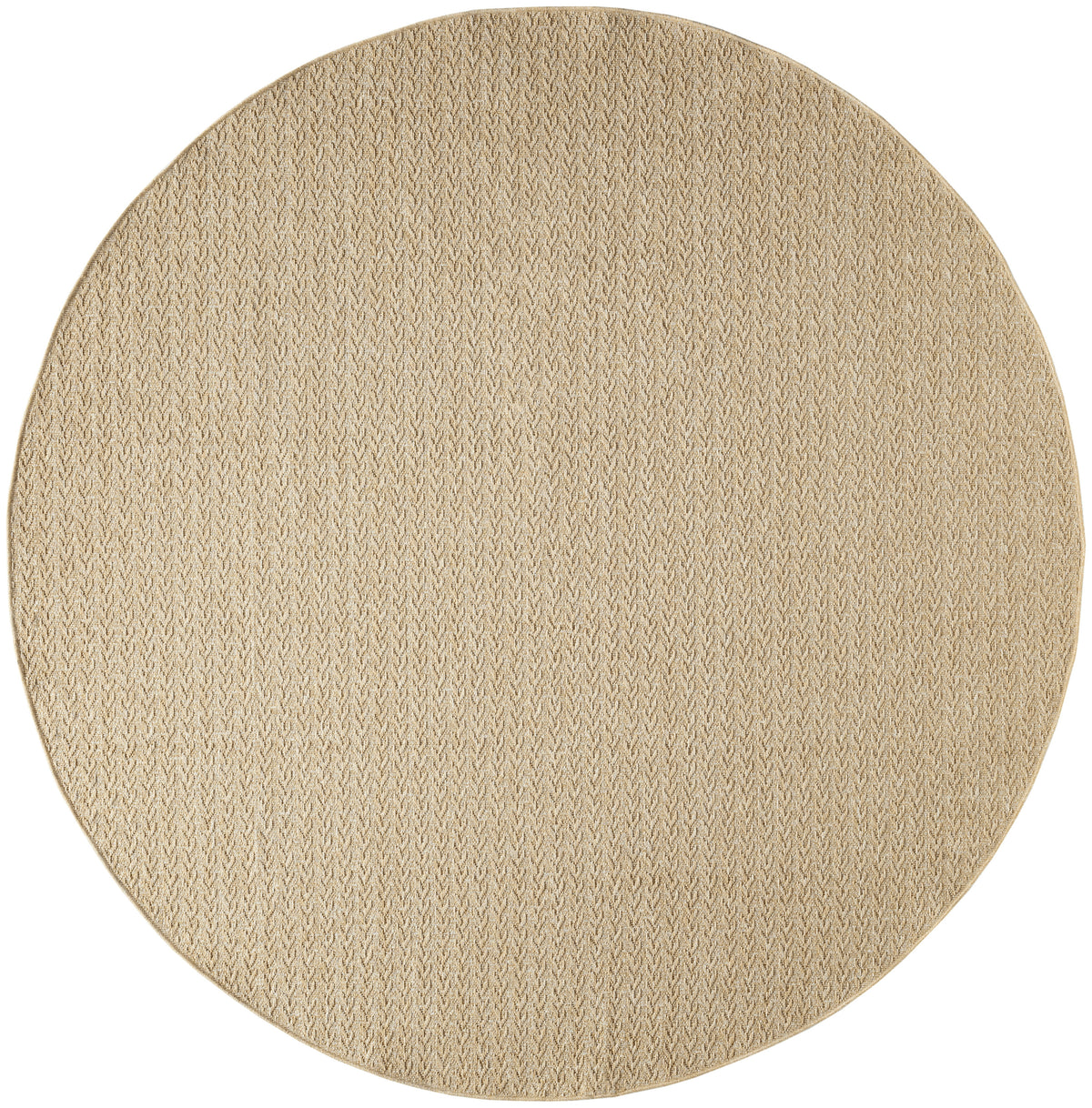 Tulum TLM02 Taupe Rug - Round