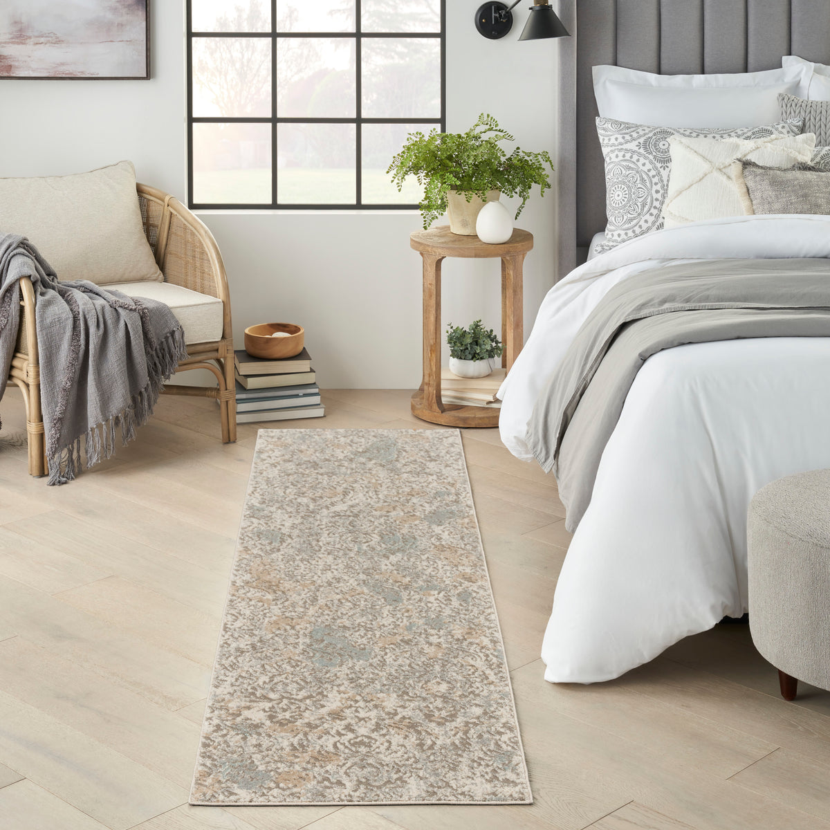 Marmara MRA05 Grey Ivory Rug - room scene