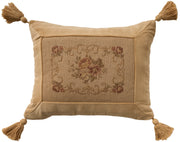 Vintage Pillow VAN13 Beige 14" x 18" Throw Pillows