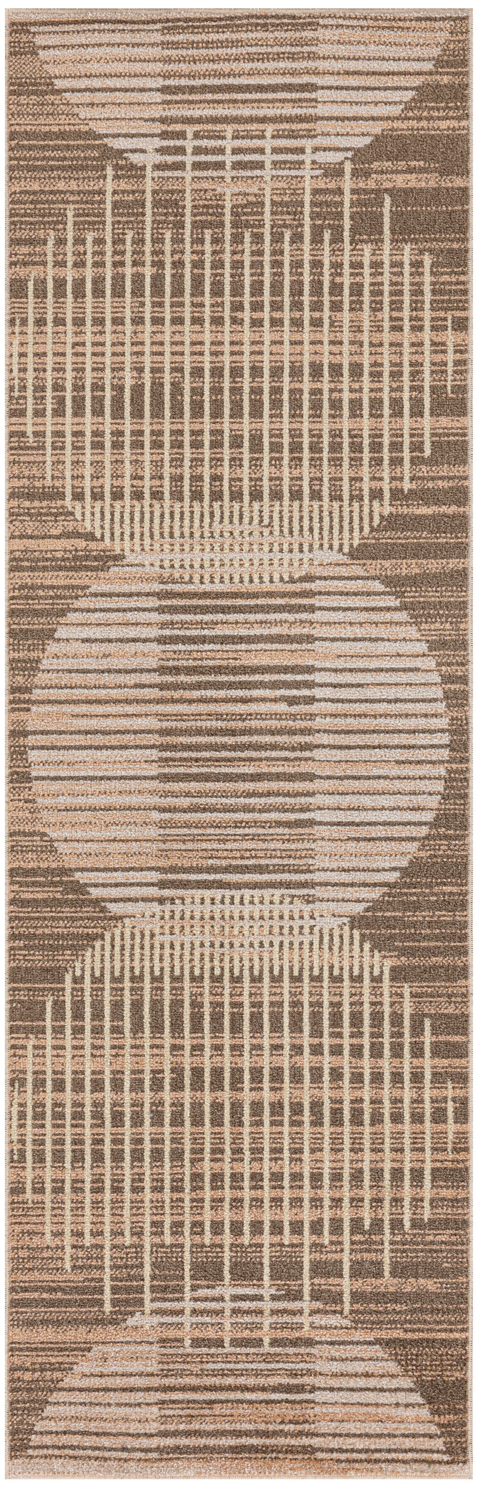 Astra Machine Washable ASW03 Latte Rug - Runner