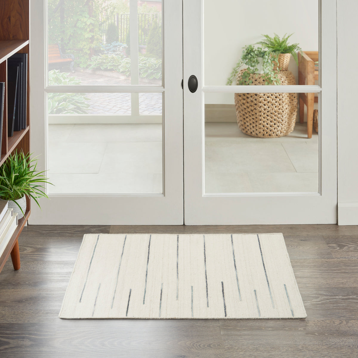 Interweave IWV01 Ivory Rug - room scene