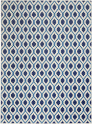 Grafix GRF22 White Navy Rug - Rectangle