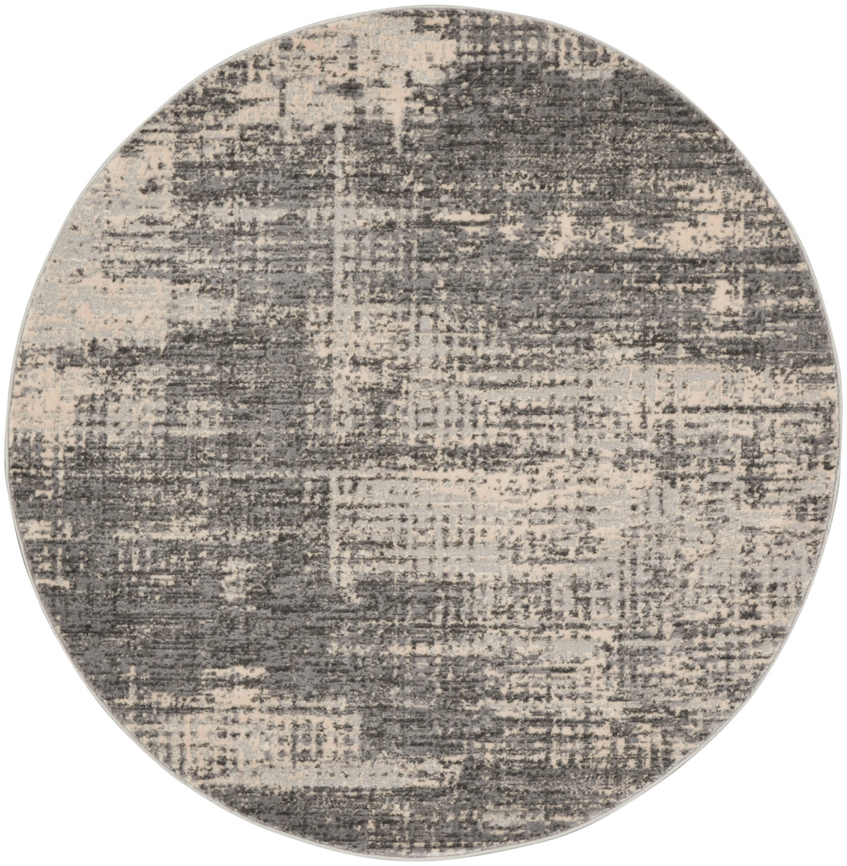 CK950 Rush CK953 Grey Beige Rug - Round
