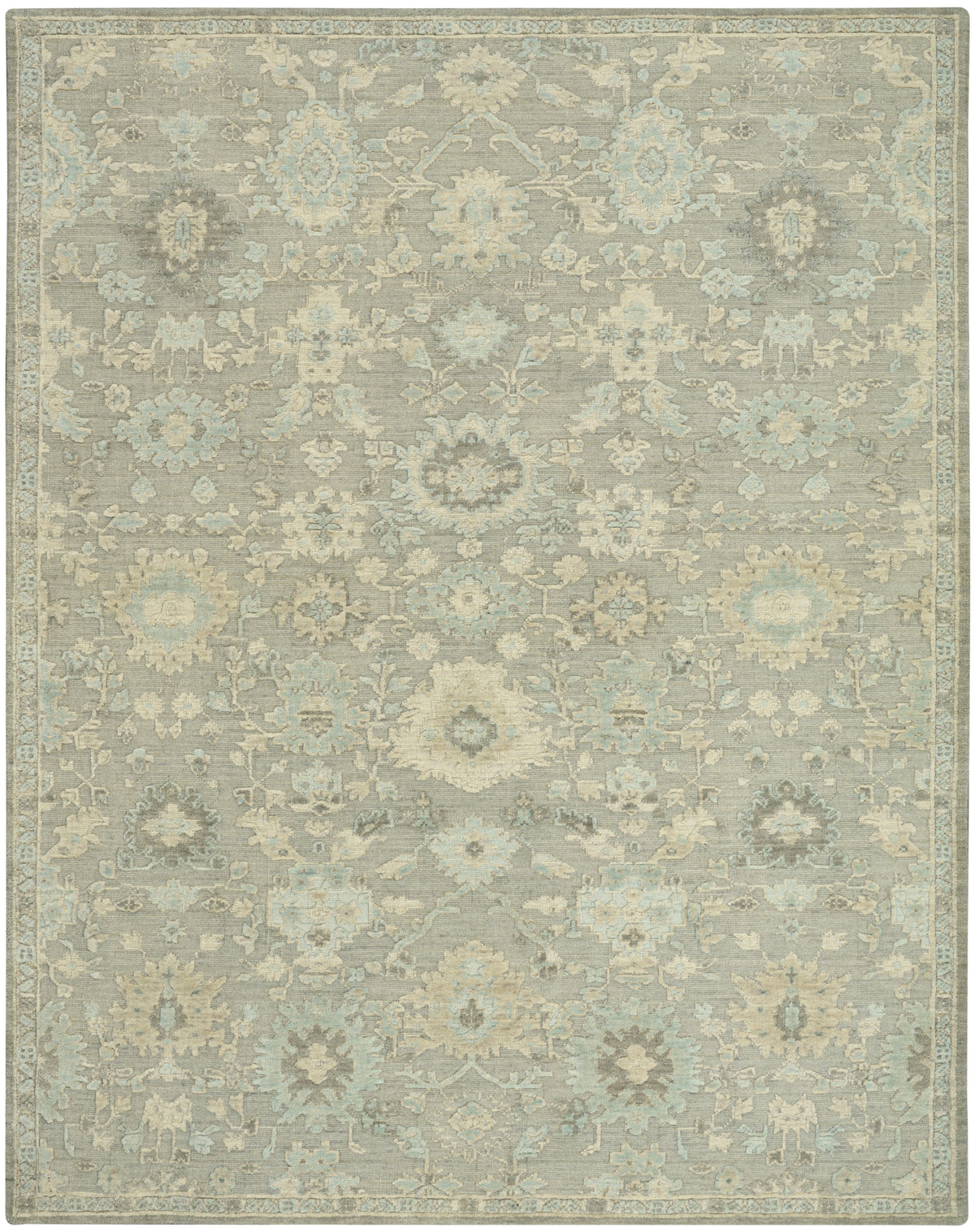 Ravello RVL01 Grey Blue Rug - Rectangle