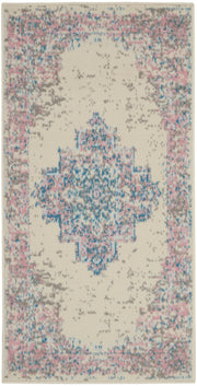 Grafix GRF14 Ivory Pink Rug - Rectangle