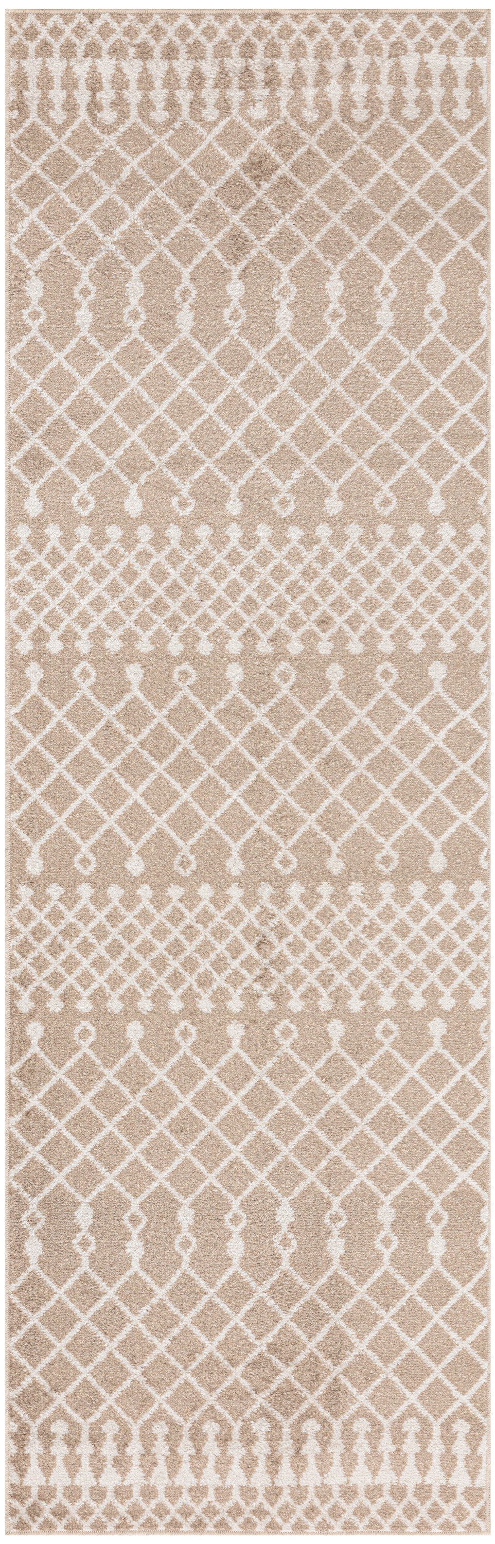 Astra Machine Washable ASW10 Taupe Rug - Runner
