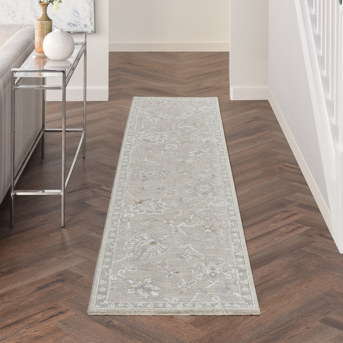Infinite IFT04 Light Grey Rug - room scene