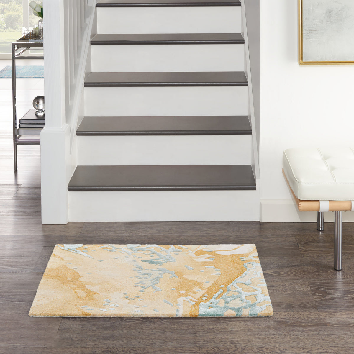 Prismatic PRS36 Sand Blue Rug - room scene