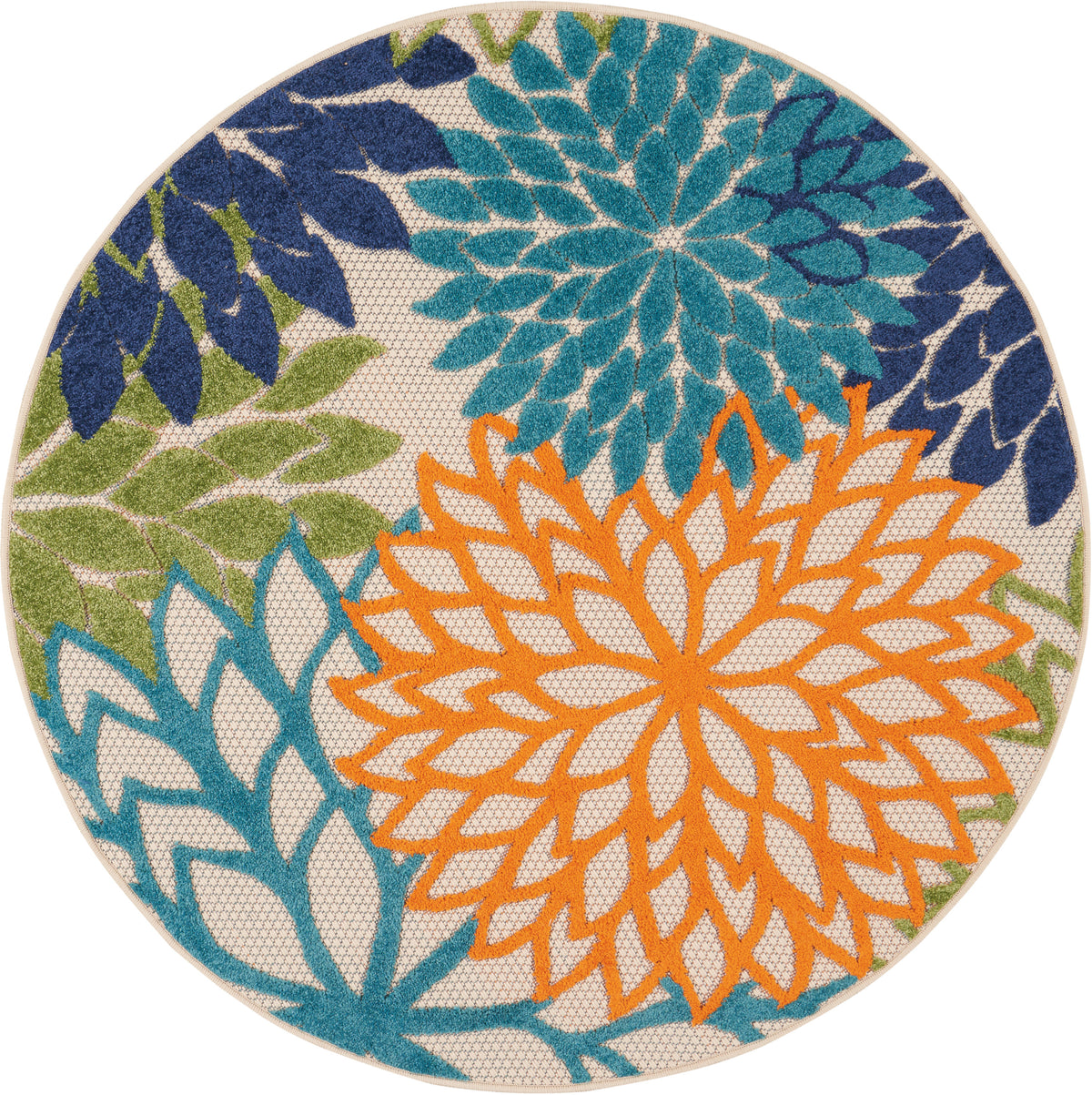 Aloha ALH05 Multicolor Rug - Round