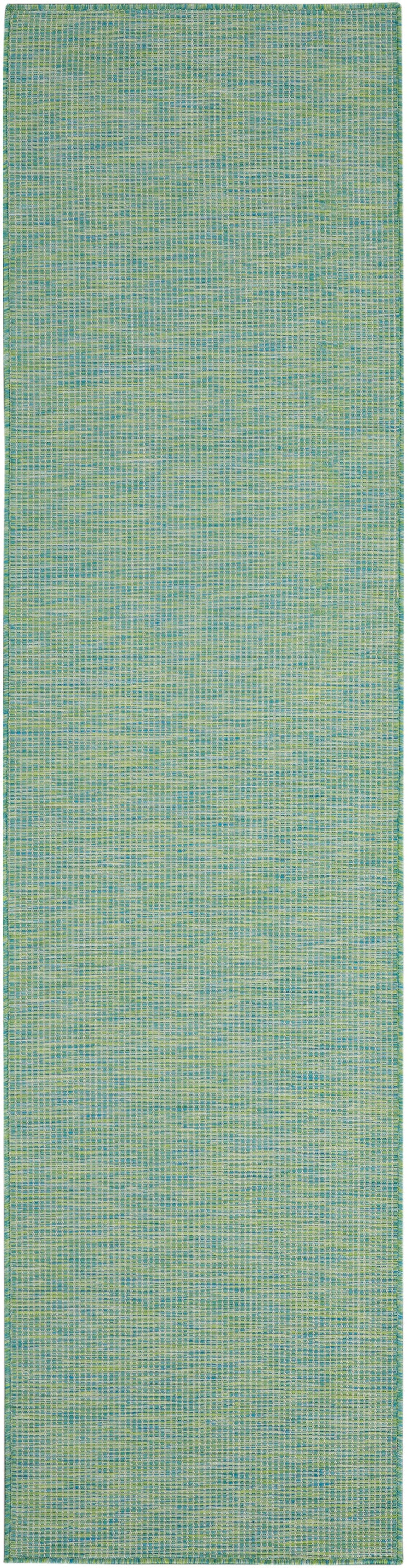 Positano POS01 Blue Green Rug - Runner