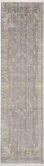 Lustrous Weave LUW02 Grey Beige Rug - Runner