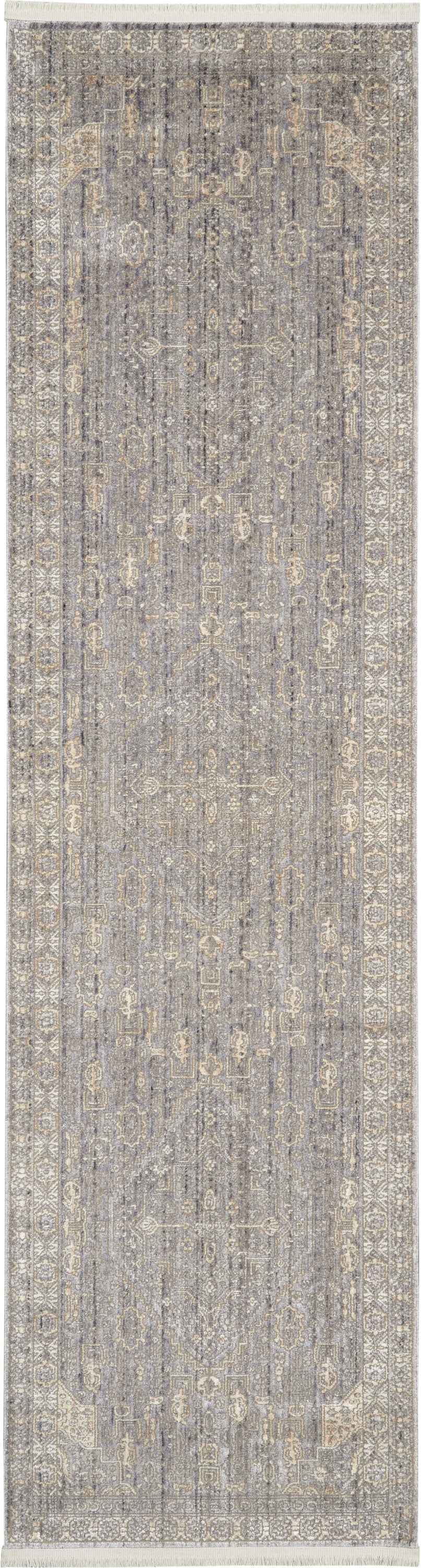 Lustrous Weave LUW02 Grey Beige Rug - Runner