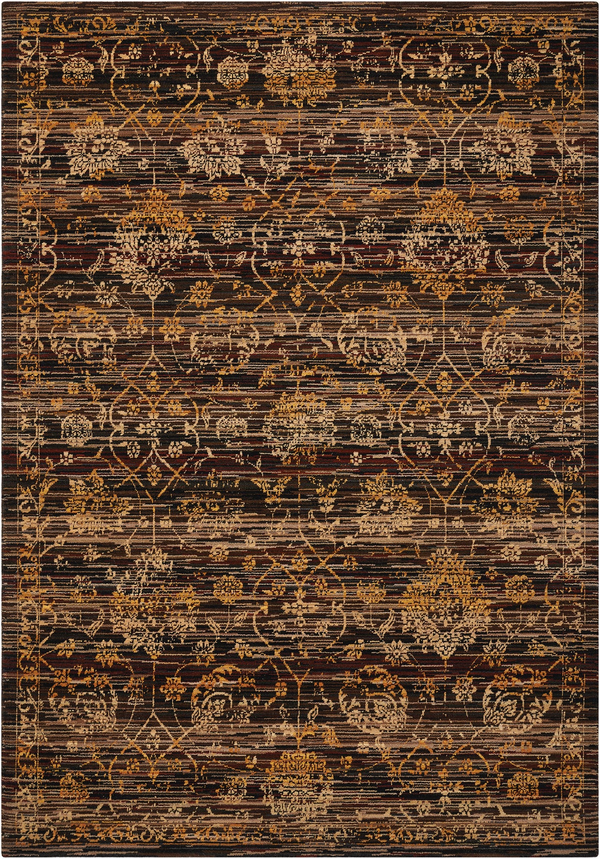 Rhapsody RH007 Ebony Rug - Rectangle
