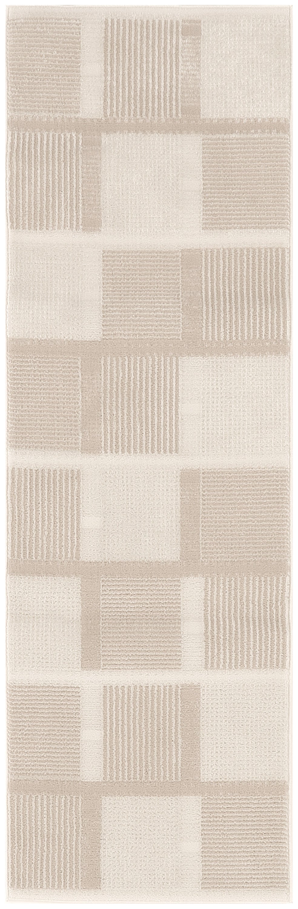 Nordic NRC09 Ivory Taupe Rug - Runner