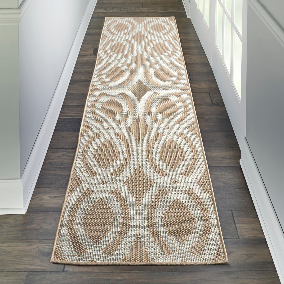 Aruba ARB05 Beige Cream Rug - room scene