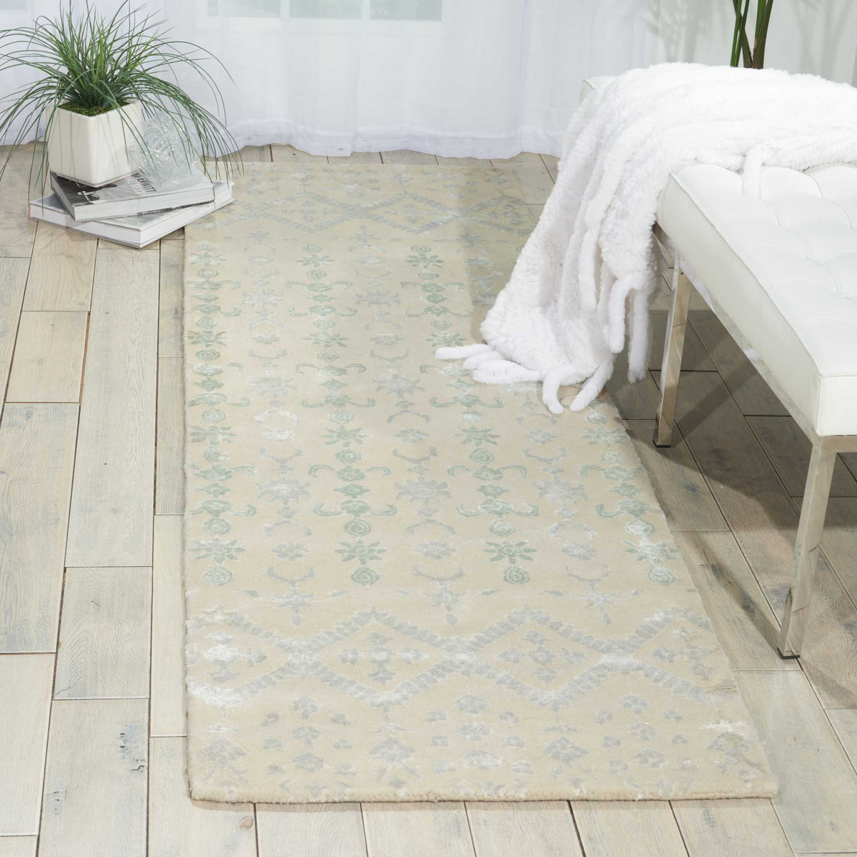 Symphony SYM13 Ivory Rug - room scene
